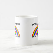 Double tasse de vidéo d'arc-en-ciel (Centre)