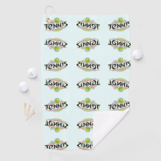 "Double Tennis" Tennis Sweat Serviette (En situation)