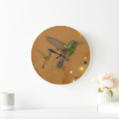 Double the lovely Humming Birds Grote Klok (Huis)