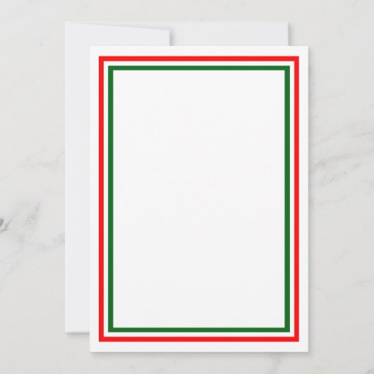 Double Triage de Noël -5x7 Faire-part de mariage (Dos)