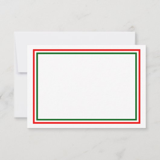 Double Triage de Noël - Carte RSVP (Dos)