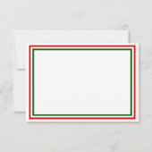 Double Triage de Noël - Carte RSVP (Dos)
