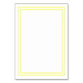 Double Triage Jaune Doux - Carte d'insertion de ré (Dos)