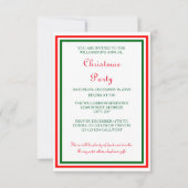Double Trim de Noël -3x5 Invitation de fête de Noë (Devant)