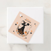 Double Trouble Brew - Een Tweeling Halloween Baby  Bedankjes Labels (In situ)