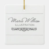 "Double Trouble" ornament (Achterkant)