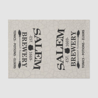 Double Trouble Salems - Gebarsten achtergrond Tissuepapier