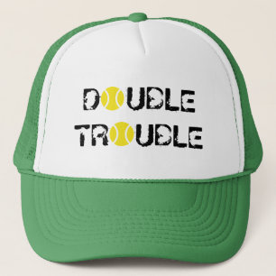 DOUBLE TROUBLE tennis pet voor dubbelspelersteam