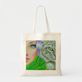 "Double Trouble" tote bag