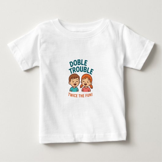 Double Trouble Twins T-Shirt – Cute Funny Gift for (Devant)