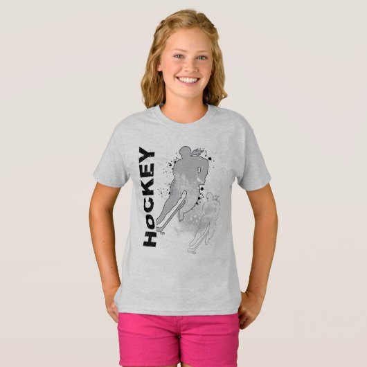 Double Vision Girls Hockey T-shirt (Voorkant volledig)