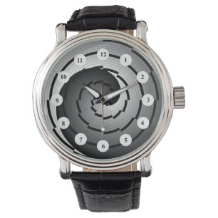 Double Yin Yang Spiral (Classic) van Kenneth Yonci Horloge