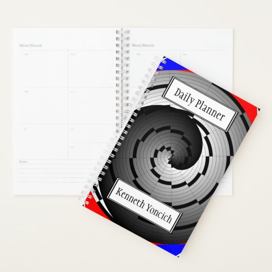 Double Yin Yang Spiral par Kenneth Yoncich (Devant avec enveloppe)