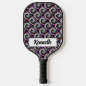 Double Yin Yang Spiral van Kenneth Yoncich Pickleball Paddle (Voorkant)