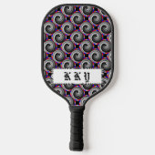 Double Yin Yang Spiral van Kenneth Yoncich Pickleball Paddle (Achterkant)