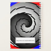 Double Yin Yang Spiral van Kenneth Yoncich Planner (Achterkant)