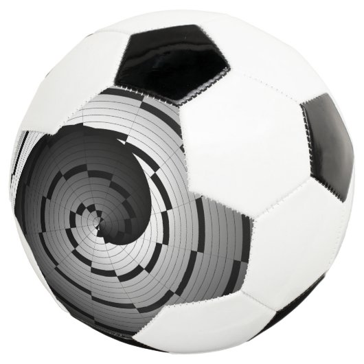 Double Yin Yang Spiral Voetbal (Drie kwart)