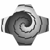 Double Yin Yang Spiral Voetbal (Enkel)