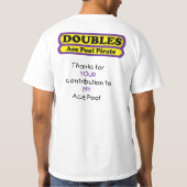 Doubles - Ace Pool Pirate - Value T-shirt (Achterkant)