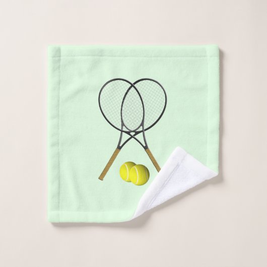 Doubles de tennis Green (Gant de toilette)