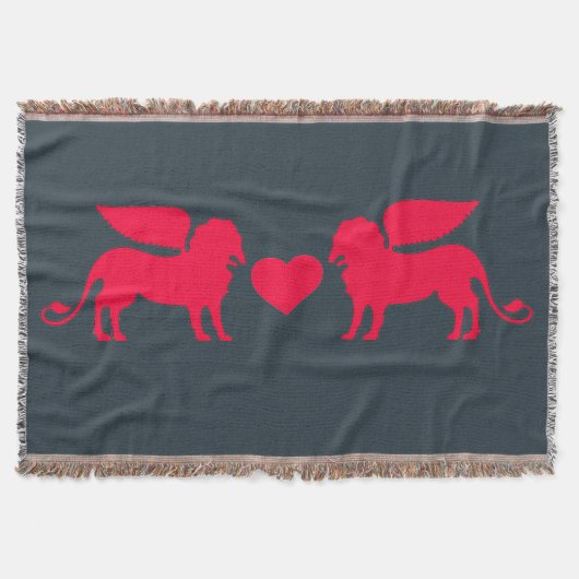 DOUBLES GRIFFONS de couverture de jet d'AMOUR (Devant)