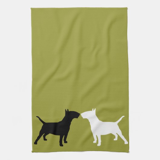 Doubles serviettes de cuisine de silhouette de (Vertical)