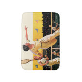 Doubles Tennis Match Badmat (Voorkant Verticaal)