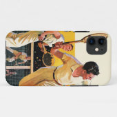 Doubles Tennis Match Case-Mate iPhone Case (Achterkant (horizontaal))