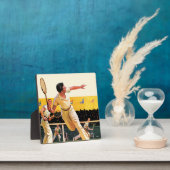 Doubles Tennis Match Fotoplaat (Insitu)