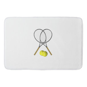Doubles Tennis Sport Theme Badmat
