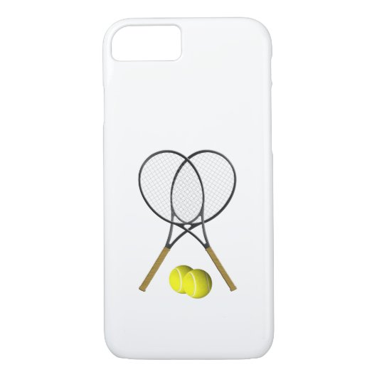 Doubles Tennis Sport Theme Case-Mate iPhone Case (Achterkant)
