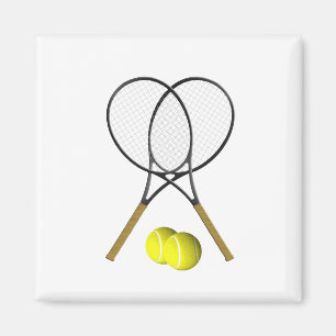 Doubles Tennis Sport Theme Magneet