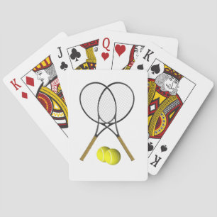 Doubles Tennis Sport Theme Speelkaarten