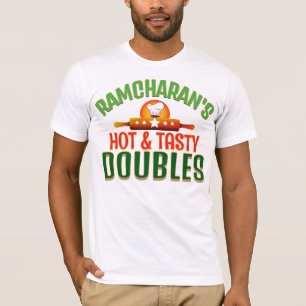 DOUBLES Verkoper – Heet en Lekker Straatvoedsel T-shirt