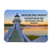 Doubling Point Lighthouse, Arrowsic Island Magneet (Horizontaal)