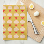 Doublure amour long serviette de cuisine (Quart Plié)