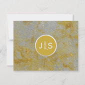 Doublure mariage Carte de remerciements en argent (Dos)