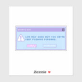 Doubt.exe pop omhoog sticker (Vel)