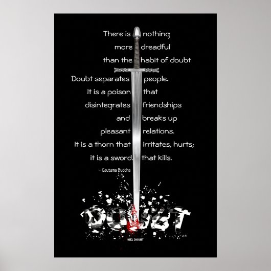 Doubt Kills Poster (Voorkant)