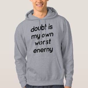 Doubt Mannen Basic Hoodie