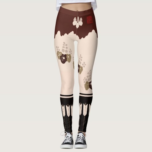Doubuku-Erwenerinukijikiriyabusumamontsujigaha Leggings (Voorkant)