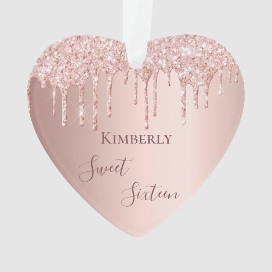 Douce 16e seize roses de 16 ans gouttes d'or (dos)