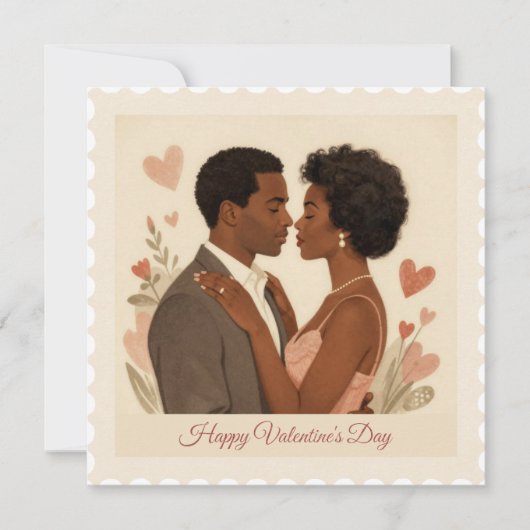 Douce Amour – Carte de la Saint-Valentin Vintage (Devant)