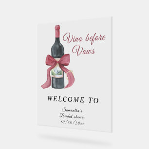 Douce aquarelle de mariage Vin Arc d'accueil