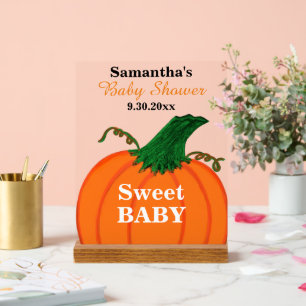 Douce Baby Baby Shower Citrouille Orange