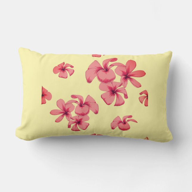 douce botanique coussin romantique coussin rose (Recto)
