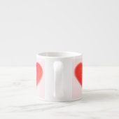 Douce Coeur rose espresso mug (Dos)