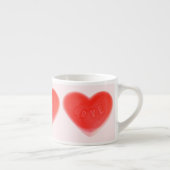 Douce Coeur rose espresso mug (Droite)