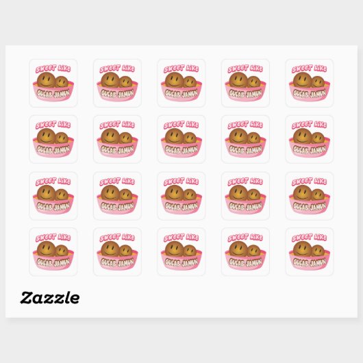 Douce Comme Gulab Jamun Sticker (Feuille)