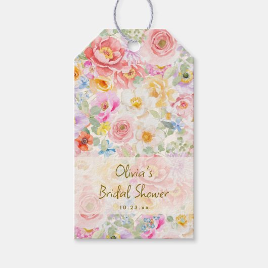 Douce Étiquette de Faveur de Réception de Mariage (Devant)